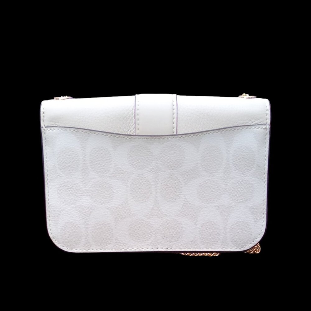 Coach Like New Georgie Crossbody Bag in Signature Canvas & Leather - Picture 2 of 6